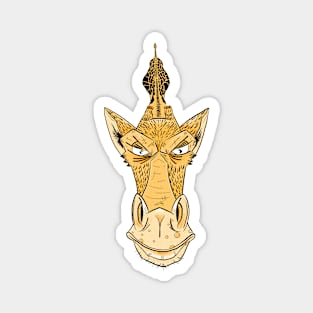 Short Tempered Giraffe Magnet