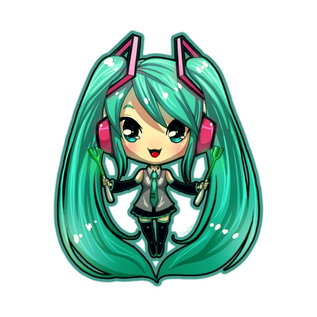 Chibi Hatsune Miku by DasGnomo