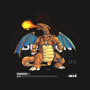 mecha dragon flame T-Shirt