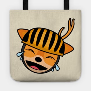 Laughing Cyclist Deer Velo Tote