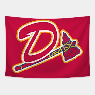 D Axe Team Ball Tapestry