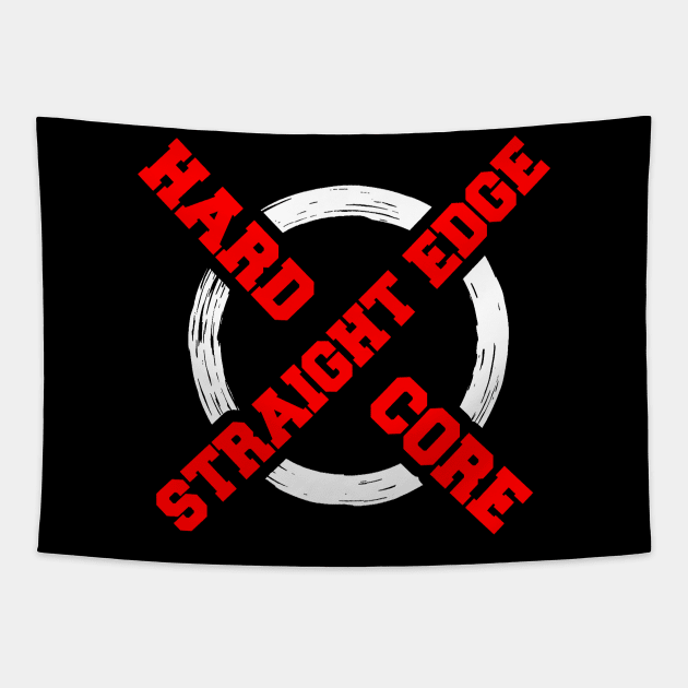 STRAIGHT EDGE HARDCORE Tapestry by WithinSanityClothing