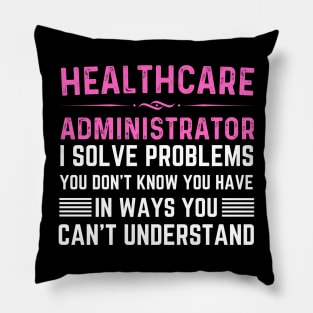 Vintage Assistant Healthcare Administrator Job Pillow