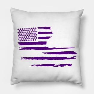 Louisiana Purple Pillow