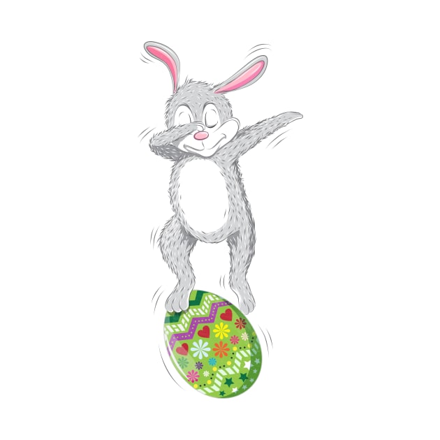 Dabbing Easter Bunny by diardo