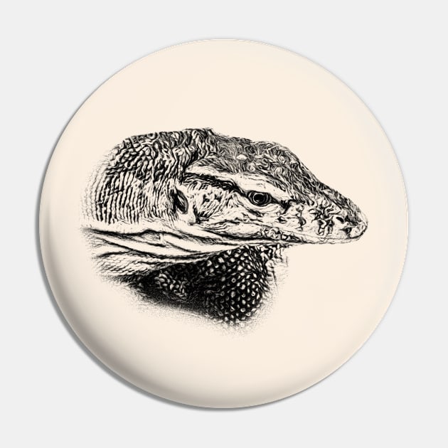 Monitor lizard Pin by Guardi