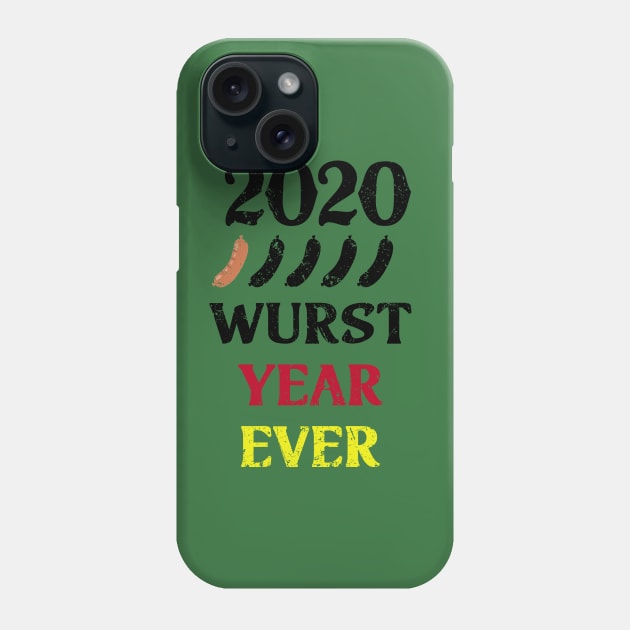 Wurst Year Ever Phone Case by BethTheKilljoy