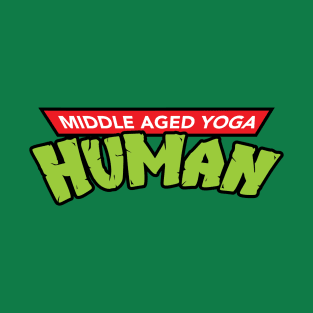 Middle Aged Yoga Human T-Shirt