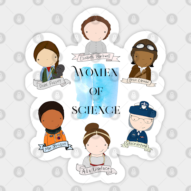 Women of Science - Feminism - Sticker