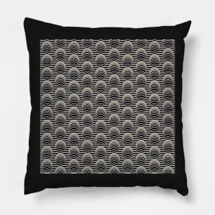 Retro vintage design pattern 60s 70s Pillow