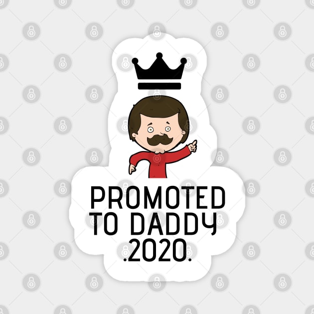 PROMOTED TO daddy 2020 Magnet by befine01