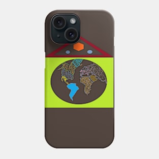 sauve le monde de coronavirus Phone Case