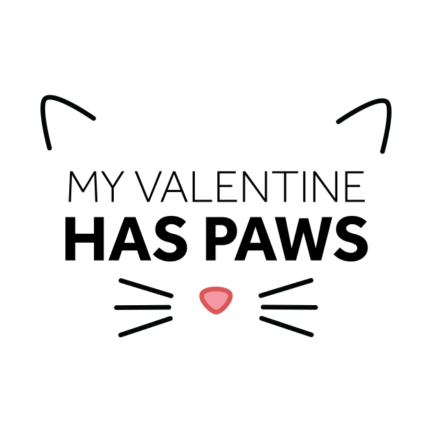 My Valentine Has Paws by murialbezanson