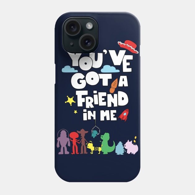 Got a friend with toys and fun Phone Case by jorge_lebeau