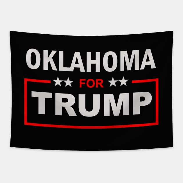 Oklahoma for Trump Tapestry by ESDesign