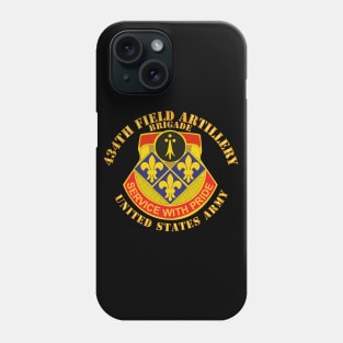 434th Field Artillery Brigade w DUI - US Army Phone Case