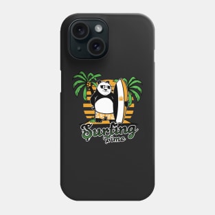 Surfing Panda Phone Case