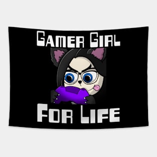 Gamer Girl For Life Tapestry