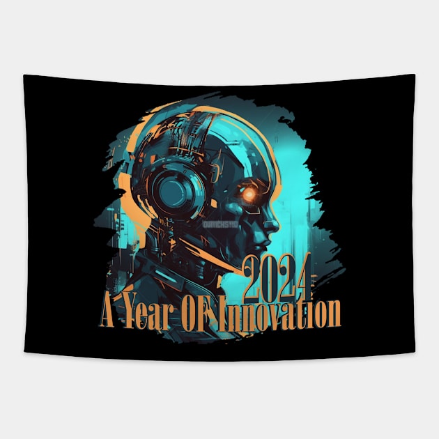 2024 A Year of Innovation Tapestry by Pixy Official