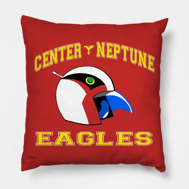 Center Neptune Eagles Pillow by BradleySMP