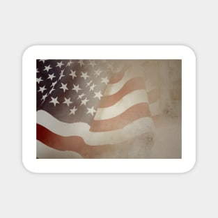 Vintage American Flag Magnet