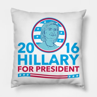 Hillary Clinton 2016 Pillow