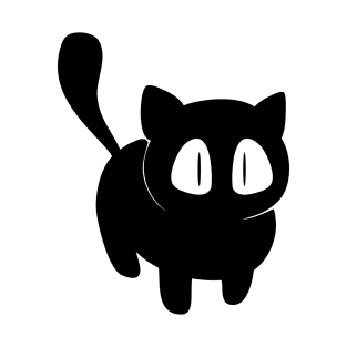 Cats Cat Manga Kawaii Anime Mom Family Funny Cute Kitten Black Symbol Cheaky Heart Love Gift T-Shirt