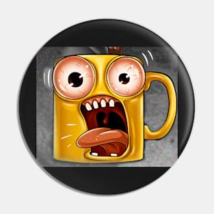 funny mug Pin