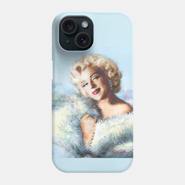 Marilyn Winter / MM 126 A4 Phone Case by Theo Danella