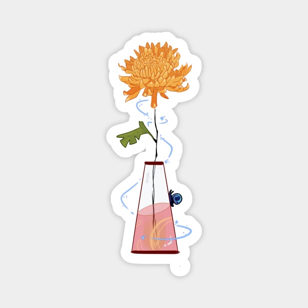 Magic Chrysanthemum Magnet by larkspurhearts