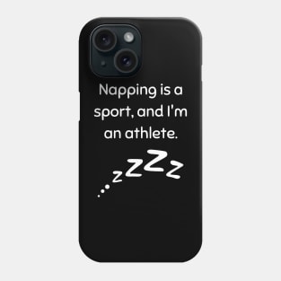 Napping Sport Athlete Joke Phone Case