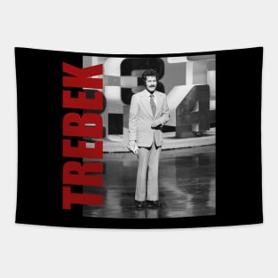 Alex Trebek - Retro Aesthetic Fan Art Tapestry