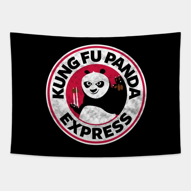 Kung Fu Panda Express Tapestry by Ellador