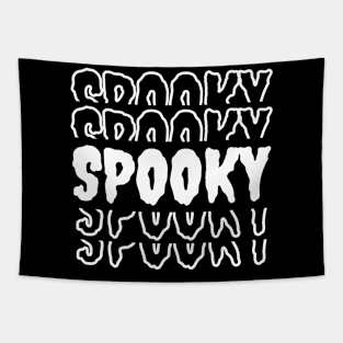 Spooky Halloween Minimalist - Sleek Spooky Design Tapestry