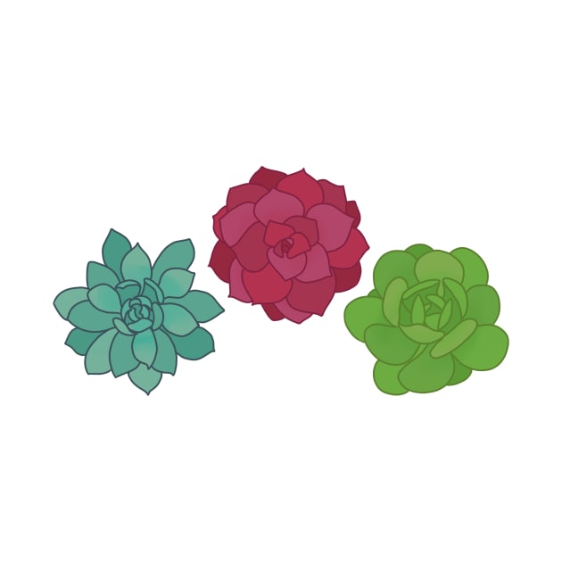 Succulent Flower Set by phogar