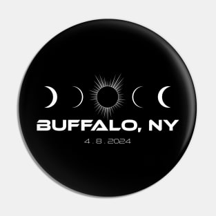 Total Solar Eclipse Buffalo, New York Pin