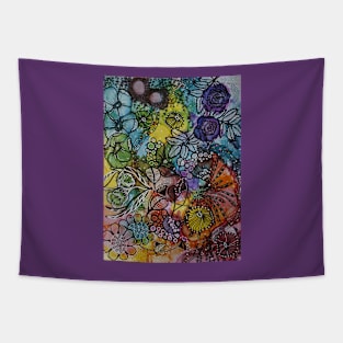 Floral and Fantasy Tapestry