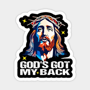 Gods Got My Back Magnet