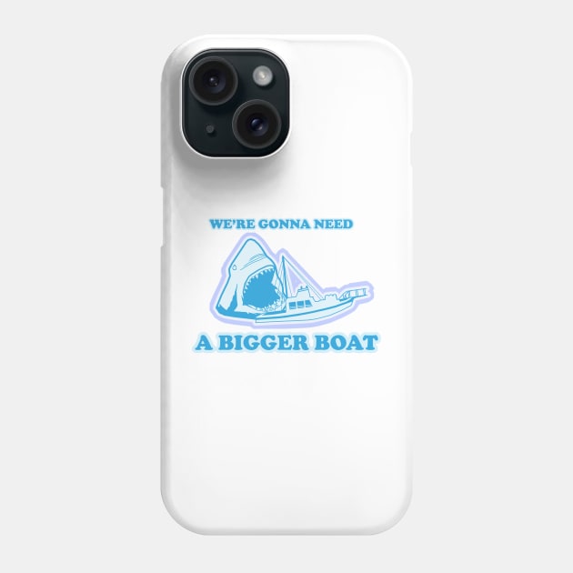 You're Gonna Need Bigger Boat Phone Case by Zalbathira