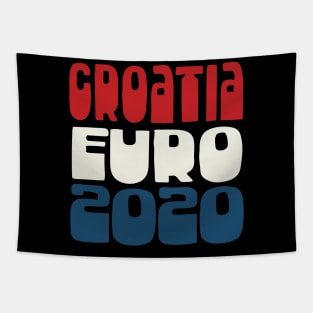 Croatia / Euro 2020 Football Fan Design Tapestry