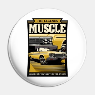 Retro Plymouth Sport Fury Pin