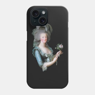 Marie Antoinette with a Rose Phone Case