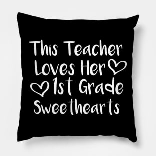Best Gift for 1st Grade Teacher Pillow