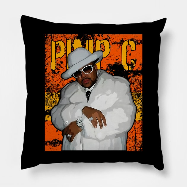 Pimp C | Rapper Pillow by Aloenalone