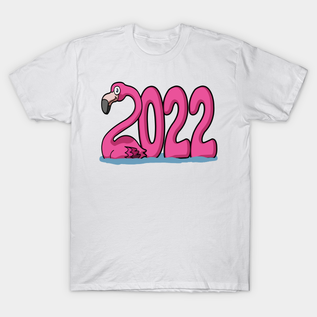 Happy New Year 2022 Cute Flamingo 2022 Gift For Men Women Kids New Year Gift T Shirt Teepublic Fr