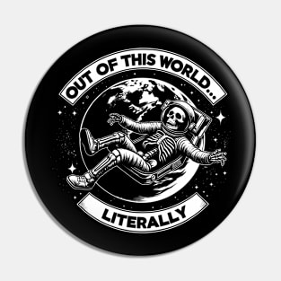 Out of This World Space Astronaut Fan Pin