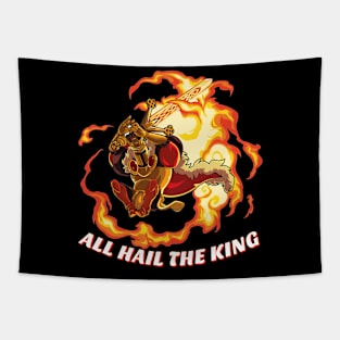 All Hail The King Tapestry