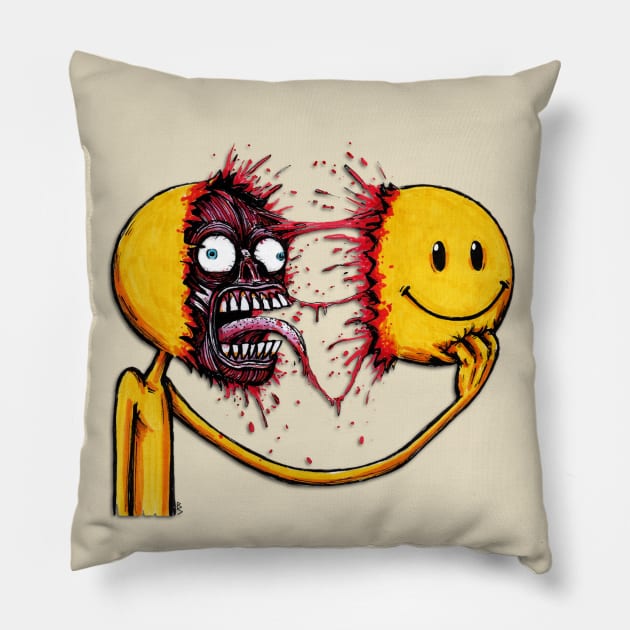 FACE RiP Pillow by BEN AVLiS