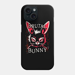 Brutal Bunny Punk Goth Grunge Bunny Rabbit Phone Case