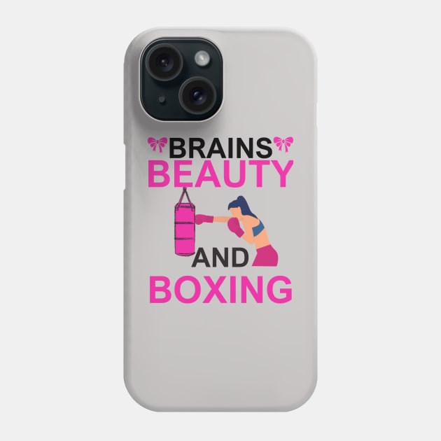 Brains, beauty, and boxing. Light Phone Case by CoffeeBeforeBoxing